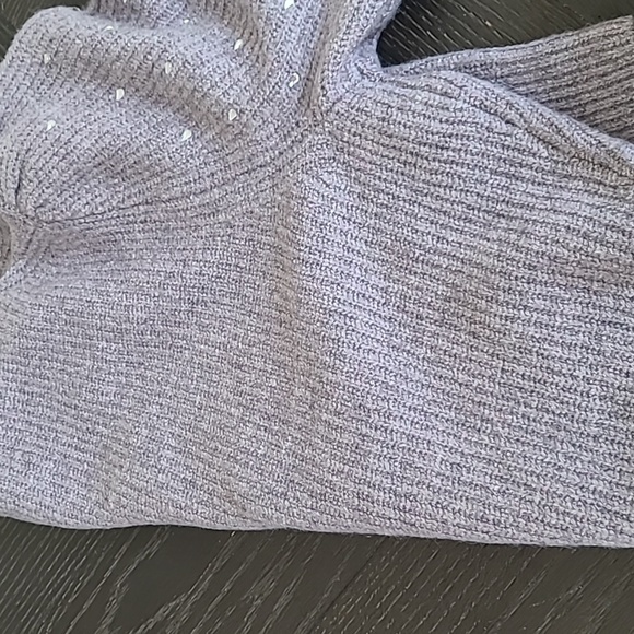 NWT J. Crew Puff-sleeve rhinestone sweater in Supersoft yarn - Picture 5 of 5